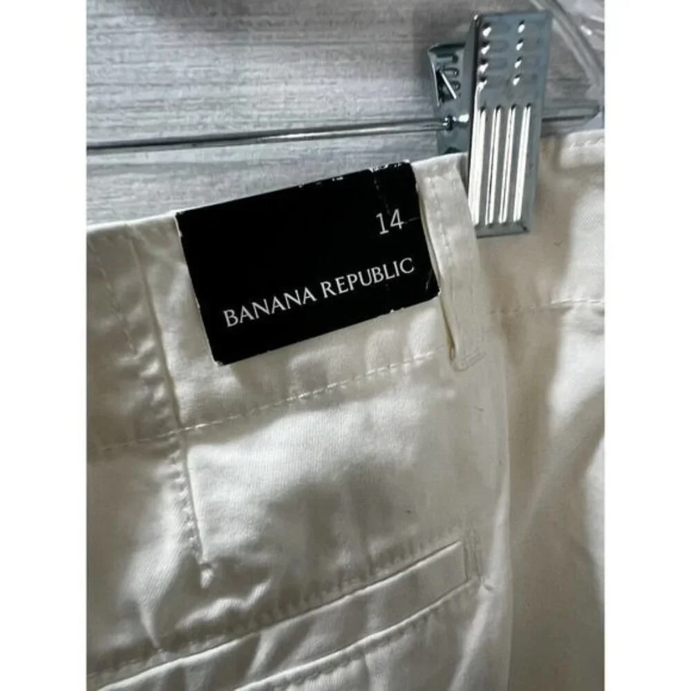 Banana Republic Flat Front Wide Leg Casual Pants Size 14‎